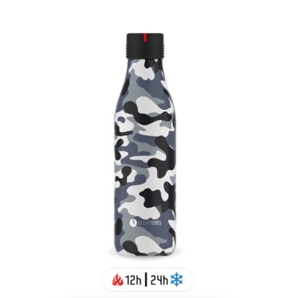 Garrafa Térmica 500ml Les Artistes: Camouflage