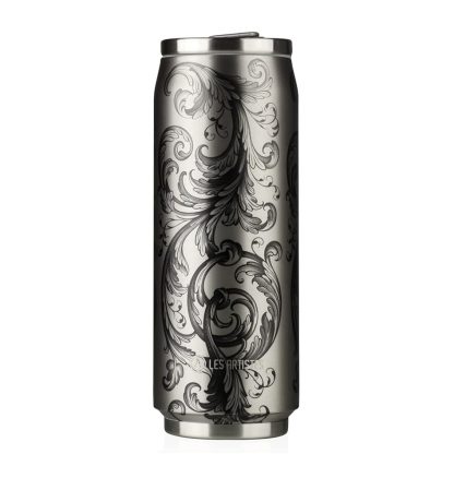 Lata Isotérmica 500ml com palhinha Les Artistes: Tattoo