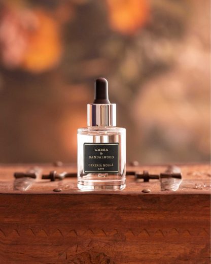 Óleo para difusor 30cml Cereria Mollá: Amber & Sandalwood