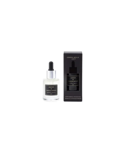 Óleo para difusor 30cml Cereria Mollá: Amber & Sandalwood