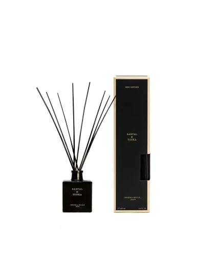 Difusor Mikado 100ml Cereria Mollá: Santal & Tonka (Sândalo e Fava Tonka)