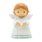 Anjo da guarda Azul com uma Pomba