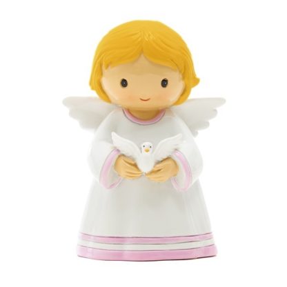 Anjo da guarda Rosa com uma Pomba