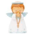 Mealheiro Anjo da guarda Azul 20cm