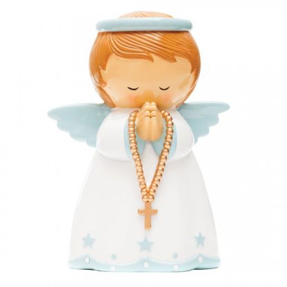 Mealheiro Anjo da guarda Azul 20cm