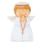 Anjo da guarda Terço Pérola 12cm