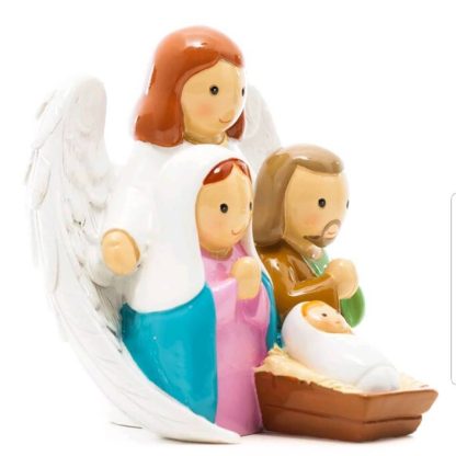 Sagrada Família com Anjo (nas asas)