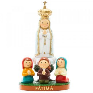 Aparição de Fátima : base redonda FÁTIMA