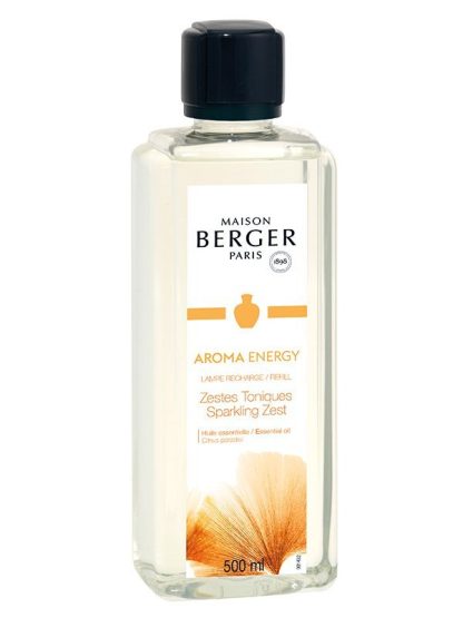 Fragrância 500ml gama Aroma Energy (Sparkling Zest): lâmpada catalítica