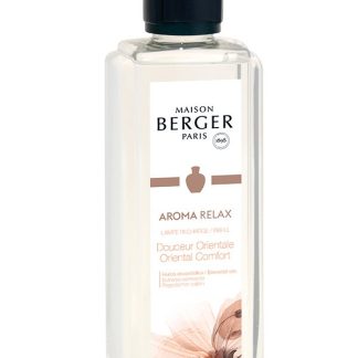 Fragrância 500ml gama Aroma Relax (Doçura Oriental): lâmpada catalítica