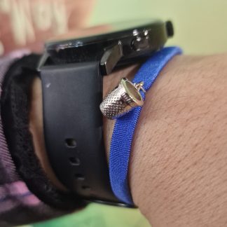 Pulseira Steel Bikini com Dedal: Azulão