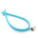 Pulseira Steel Bikini com Dedal: Azul Turquesa