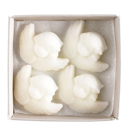 Conjunto 4 ceras perfumadas Poudre de Riz / Pó de Arroz (formato anjo): Mathilde M.