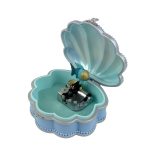 Caixa de música Concha: Azul com Peixinho