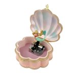 Caixa de música Concha: Rosa com Sereia