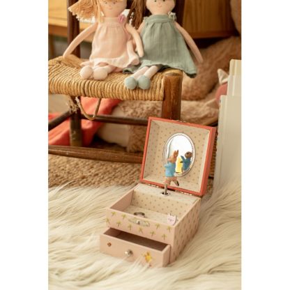 Caixa de música cubo Peter Rabbit Cenouras