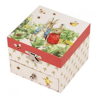 Caixa de música cubo Peter Rabbit Cenouras