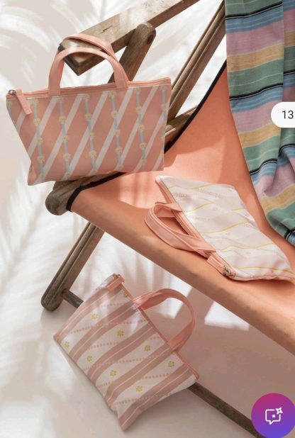 Bolsa Bain de Soleil com gessos, pendente e spray aroma Sorbet de Manga: Mathilde M.