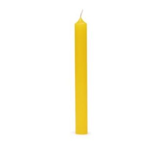 Vela castiçal 19cm Amarela: Cereria Mollá – 1 unidade