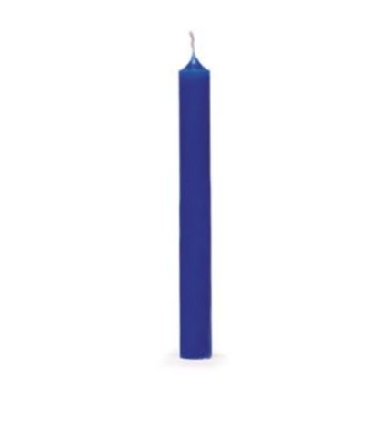 Vela castiçal 19cm Azul Forte: Cereria Mollá – 1 unidade