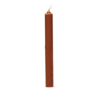Vela castiçal 19cm Castanha: Cereria Mollá - 1 unidade