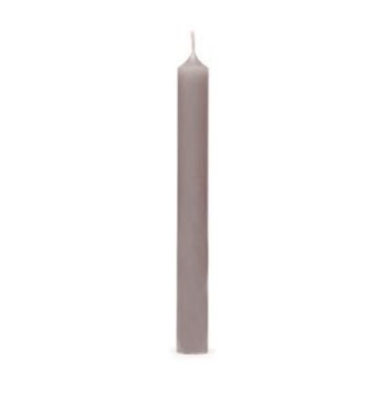 Vela castiçal 19cm Cinzenta: Cereria Mollá - 1 unidade