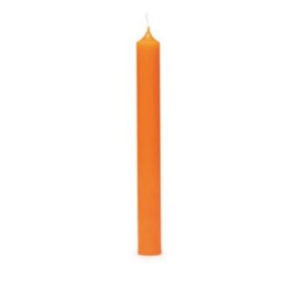 Vela castiçal 19cm Laranja: Cereria Mollá – 1 unidade
