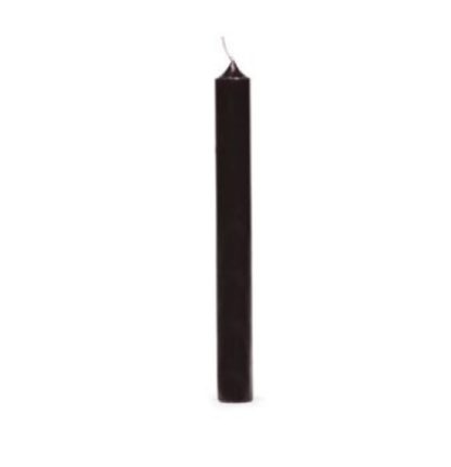 Vela castiçal 19cm Preta: Cereria Mollá - 1 unidade