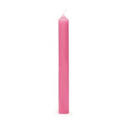 Vela castiçal 19cm Rosa: Cereria Mollá – 1 unidade
