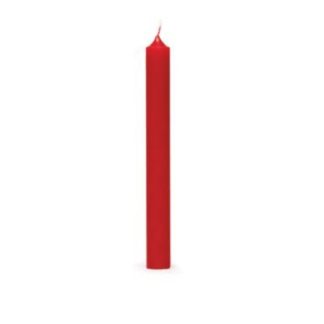 Vela castiçal 19cm Vermelha: Cereria Mollá – 1 unidade
