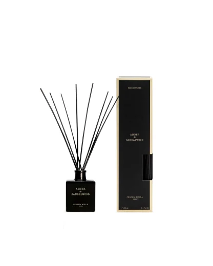 Difusor Mikado 100ml Cereria Mollá: Amber & Sandalwood