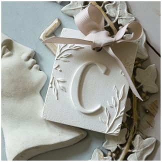 Gesso perfumado Abecedário letra C aroma Voile de Lin: Mathilde M.