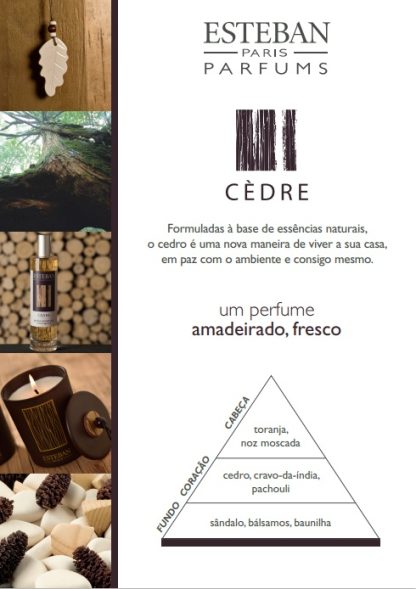 Concentrado 15ml para difusor: aroma Cedro