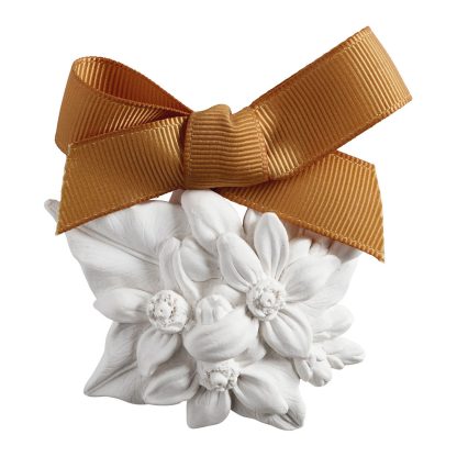 Caixa redonda Romântica com 5 gessos perfumados Fleur D'Oranger