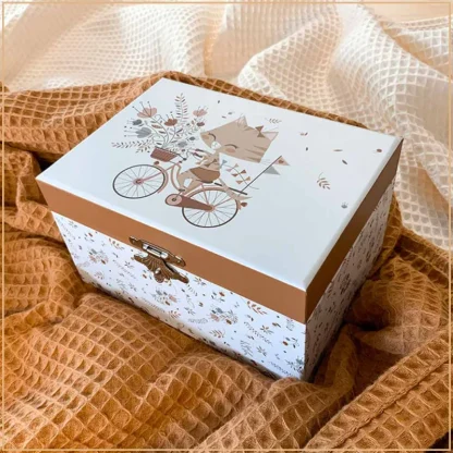 Caixa de música Gatinho Bicicleta