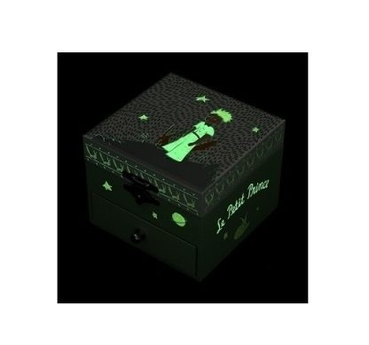 Caixa de música cubo Principezinho Verde clarinha