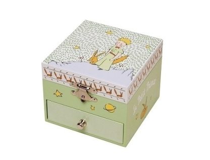 Caixa de música cubo Principezinho Verde clarinha