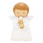Anjo da Guarda Comunhão com Cálice Pérola: 12.5cm