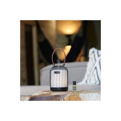 Difusor de aromas Lampião Negro: eletricidade e bateria