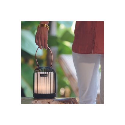 Difusor de aromas Lampião Negro: eletricidade e bateria