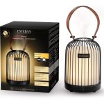 Difusor de aromas Lampião Negro: eletricidade e bateria