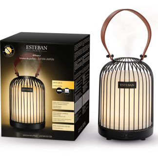 Difusor de aromas Lampião Negro: eletricidade e bateria