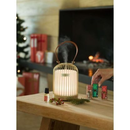 Difusor de aromas ultrassónico Lampião Gold: eletricidade e bateria