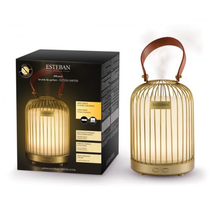 Difusor de aromas ultrassónico Lampião Gold: eletricidade e bateria