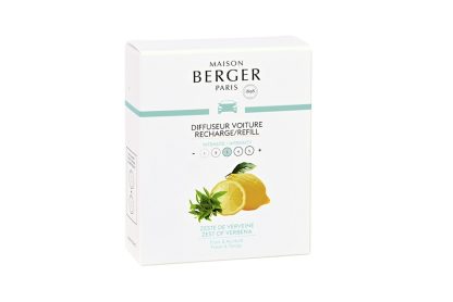 Duas recargas para difusor de carro Zest de Verbena (intensidade 3 de 5)