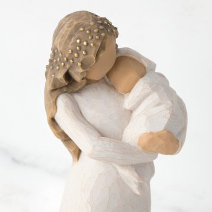 Figura Santuário de Amor (mãe e bebé): Willow Tree