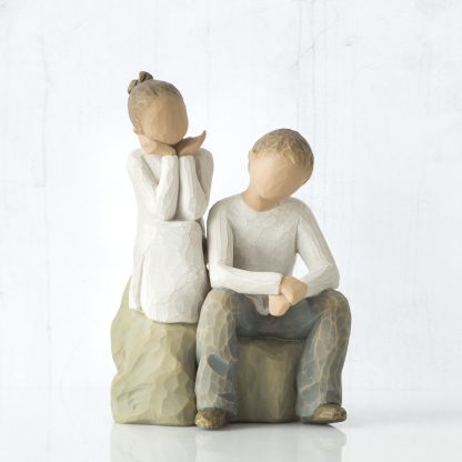 Figura Irmão e Irmã - Willow Tree
