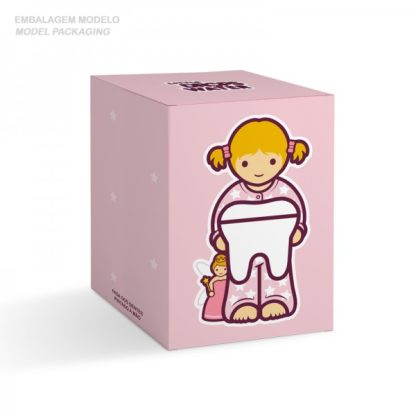 Fada dos Dentes com Menina Pijama (rosa)