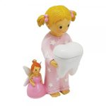 Fada dos Dentes com Menina Pijama (rosa)