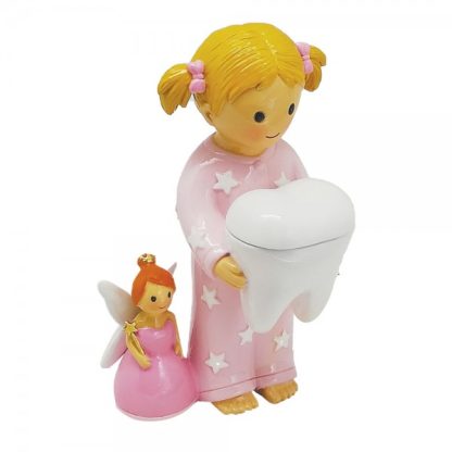 Fada dos Dentes com Menina Pijama (rosa)